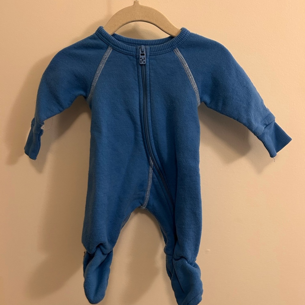 Cozyland Extra Cozy Blue Footed Onesie